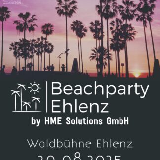 Beachparty Ehlenz 2025 - SA 30/08/25 - Waldbühne Ehlenz - Bitburg - Prüm