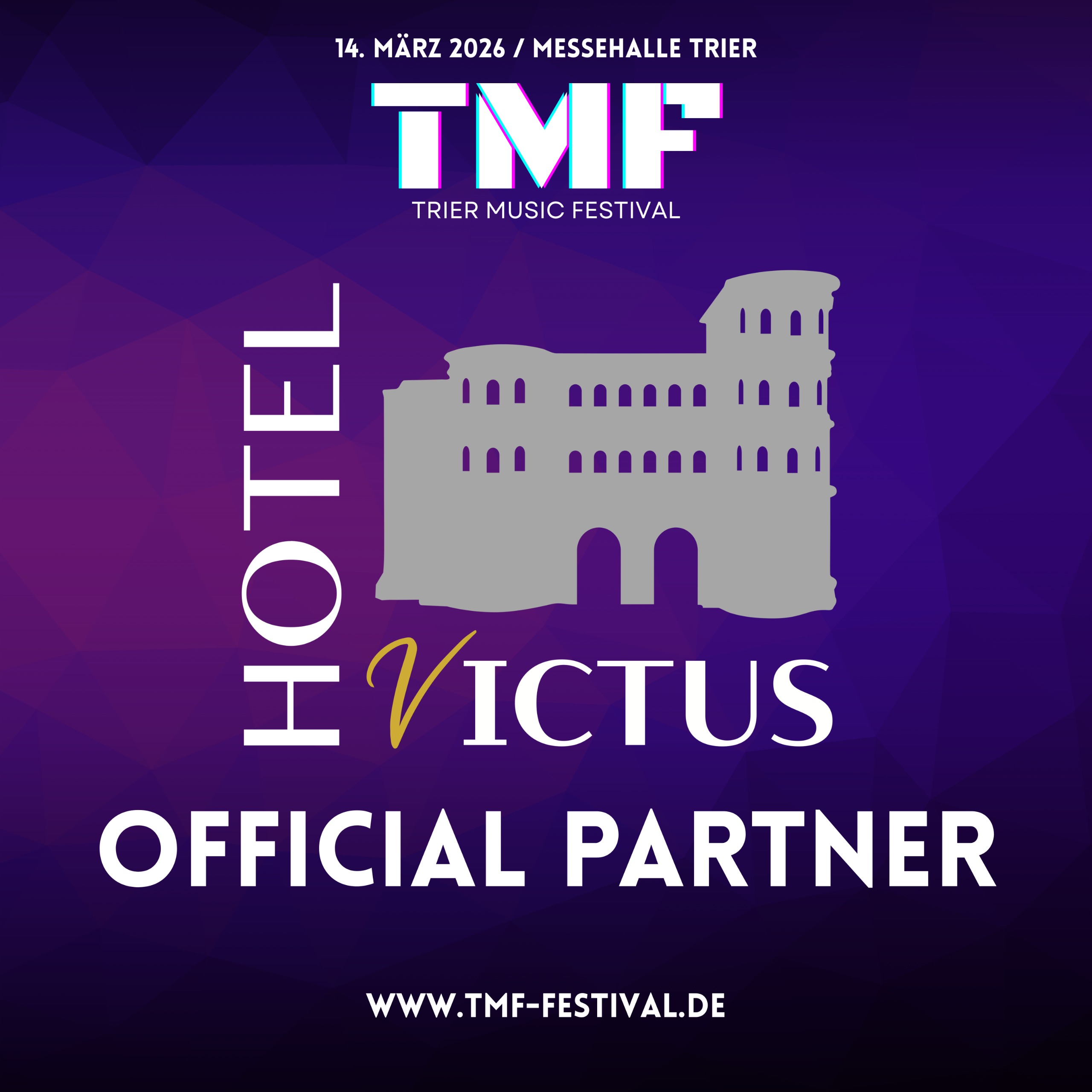 TMF Hotel Pakete - Trier Music Festival 2026 - 14.03.2026